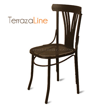 Silla de Metal Bistro George para restaurante - MobliBar