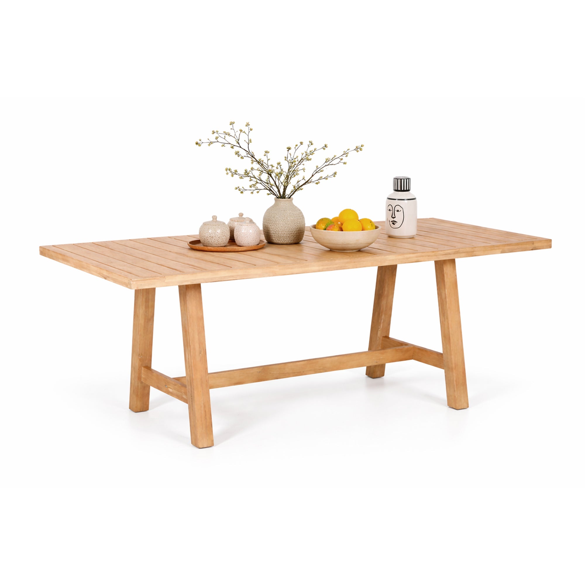 Mesa de madera para comedor Saona 170X90 8