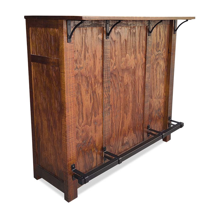 Barra para Bar con 2 Bancos Crossback detalle 1 - MobliBar