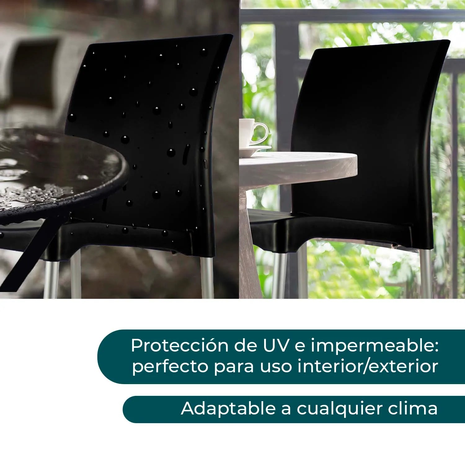 Silla Vivanti | Silla para interior y exterior resistente UV 5