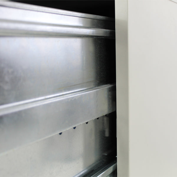 Archivero Metálico de 2 gavetas Oficio 14114 color Gris 6