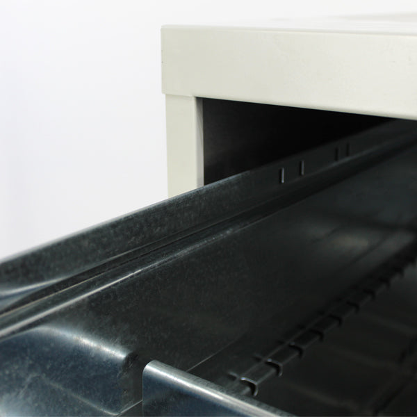 Archivero Metálico de 2 gavetas Oficio 14114 color Gris 5