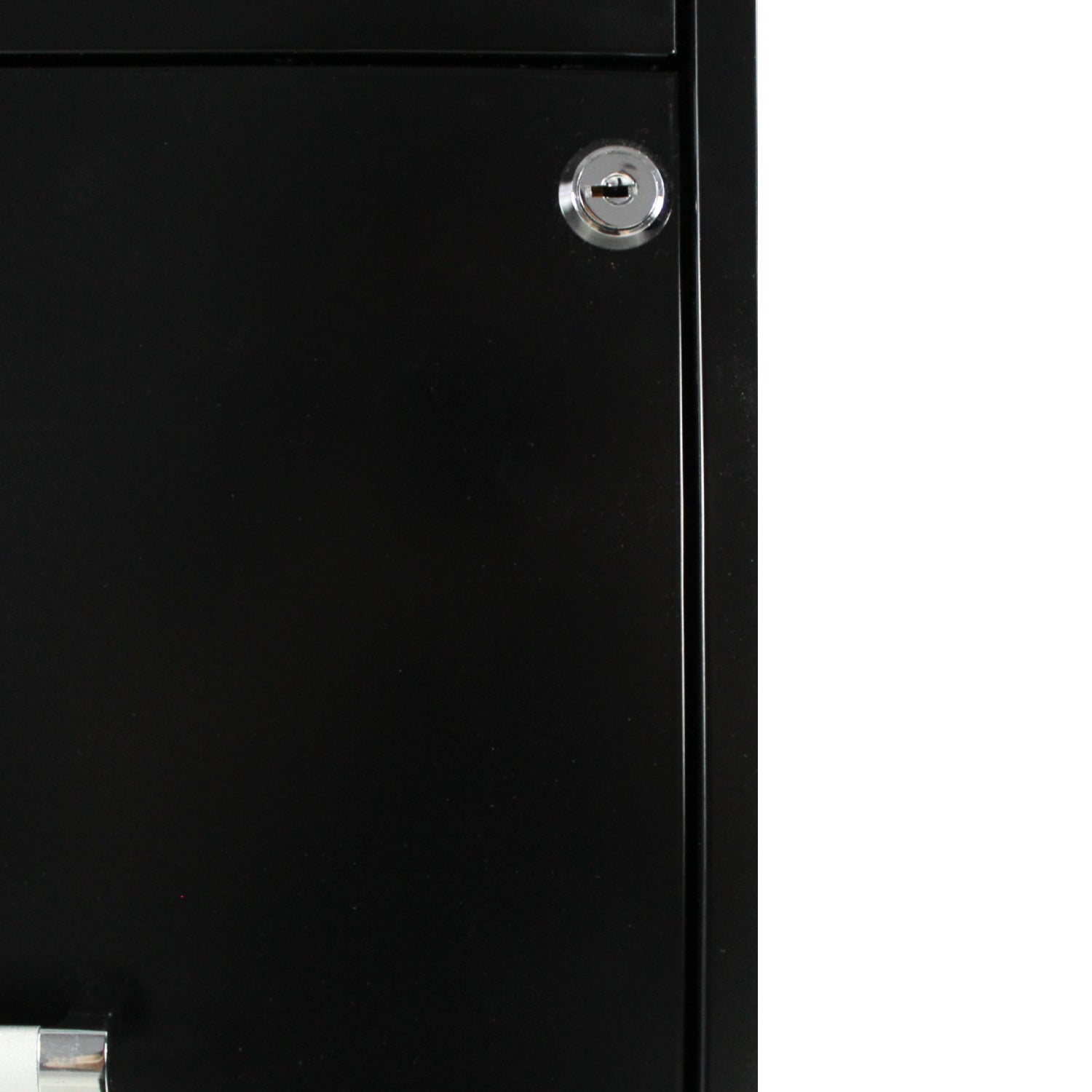 Archivero Metálico de 4 gavetas Carta modelo 16883 color Negro 5