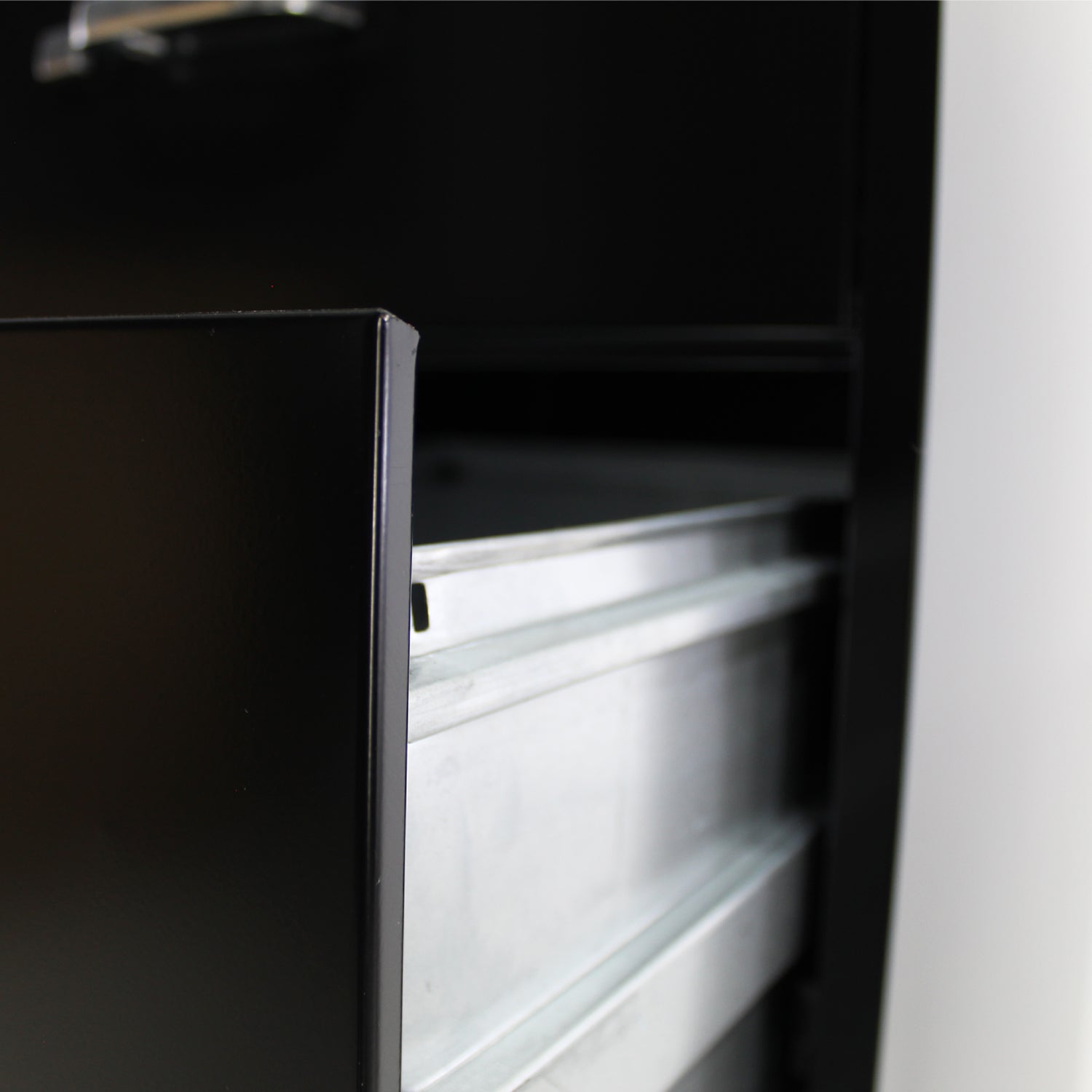 Archivero Metálico 4 gavetas Oficio 14119 Negro 6