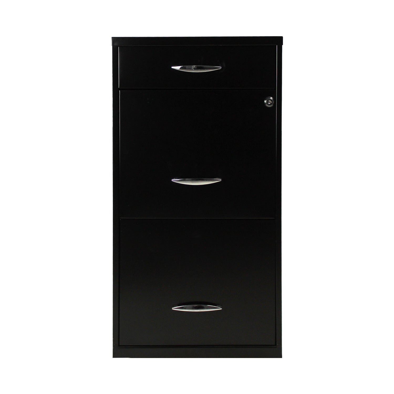 Archivero Metálico  2+1 gavetas Carta 17056 Negro