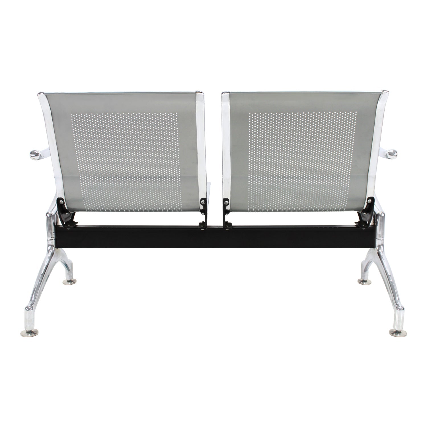 Banca De 2 Plazas Metálica de estructura sólida y segura 4