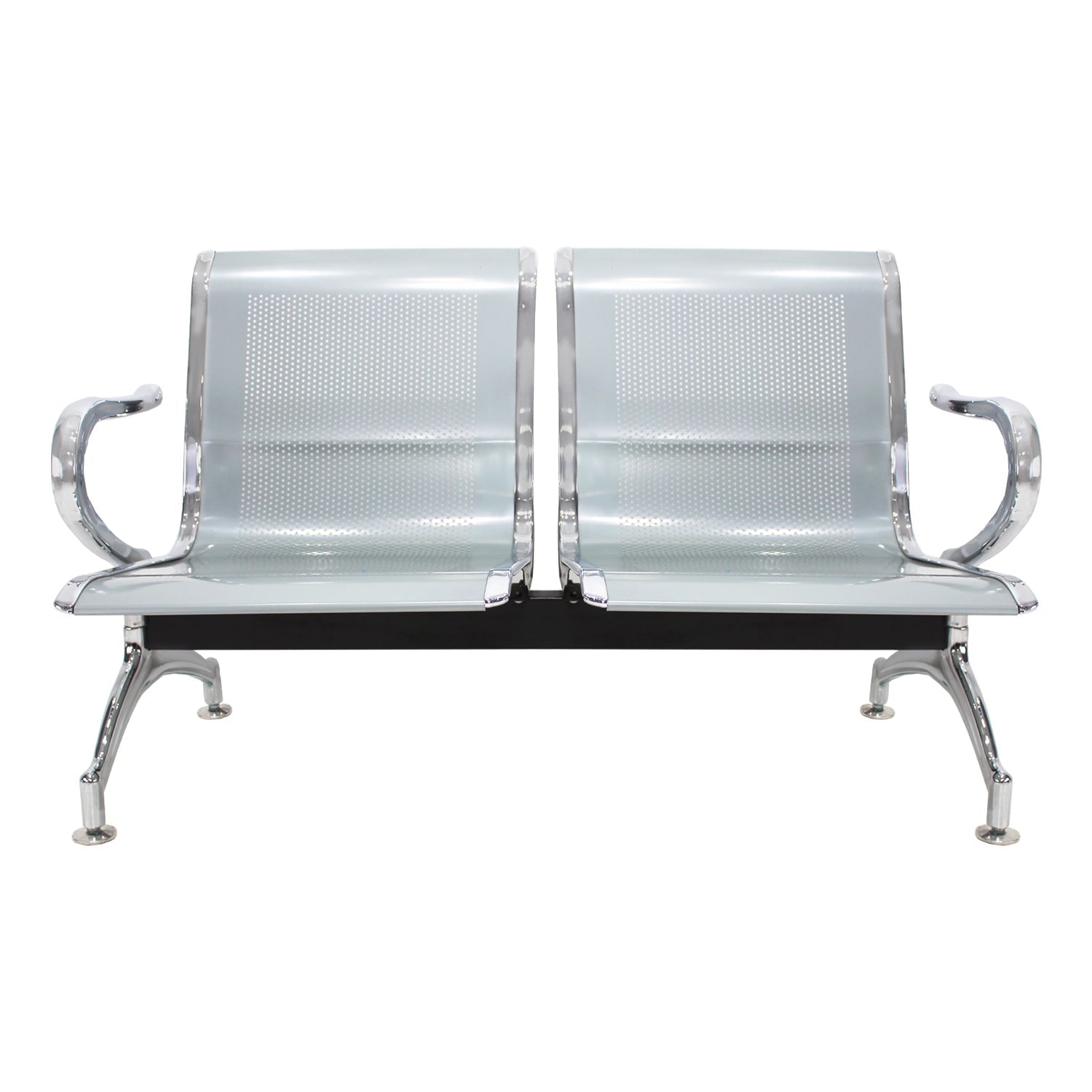 Banca De 2 Plazas Metálica de estructura sólida y segura