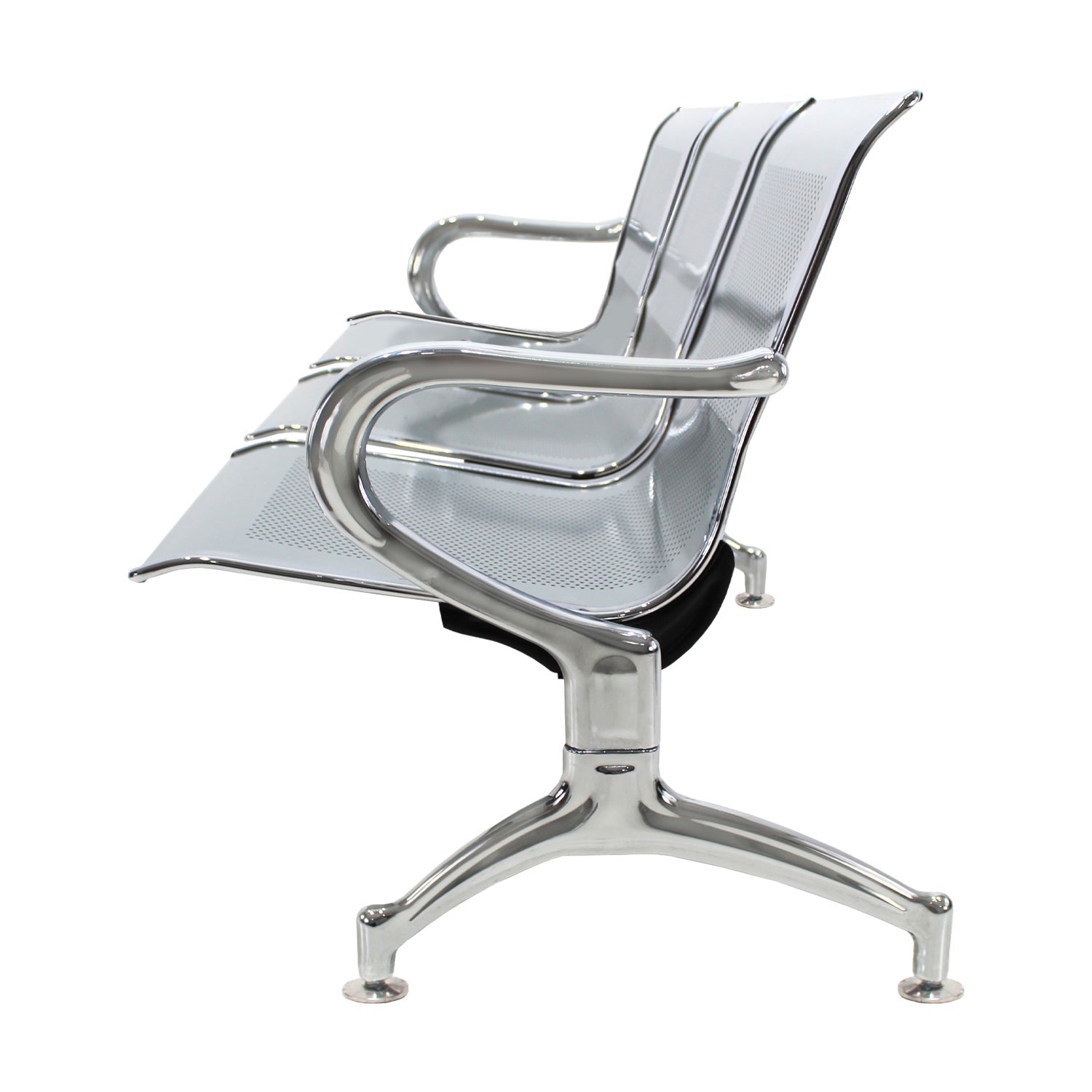 Banca De 3 Plazas Metálica 3