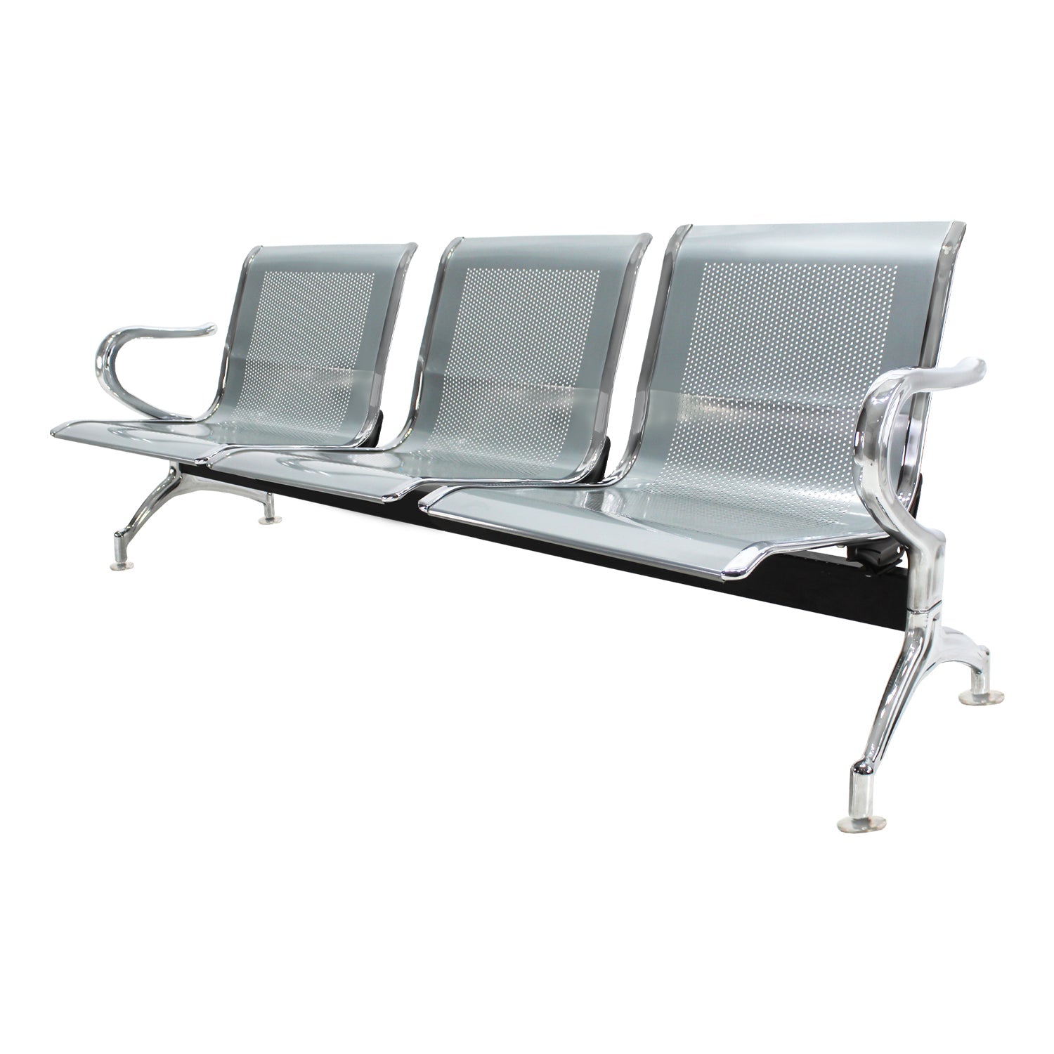 Banca De 3 Plazas Metálica