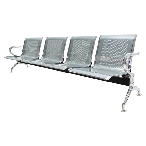 Banca De 4 Plazas Metálica