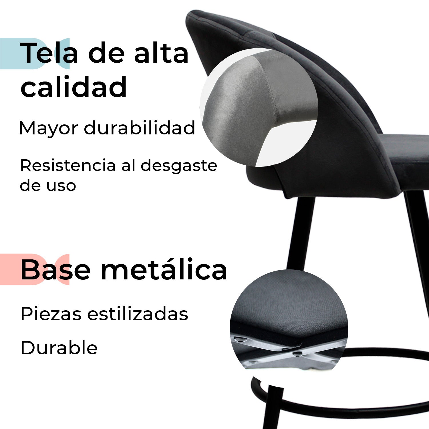 Set 2 Bancos Cadiz W15 6