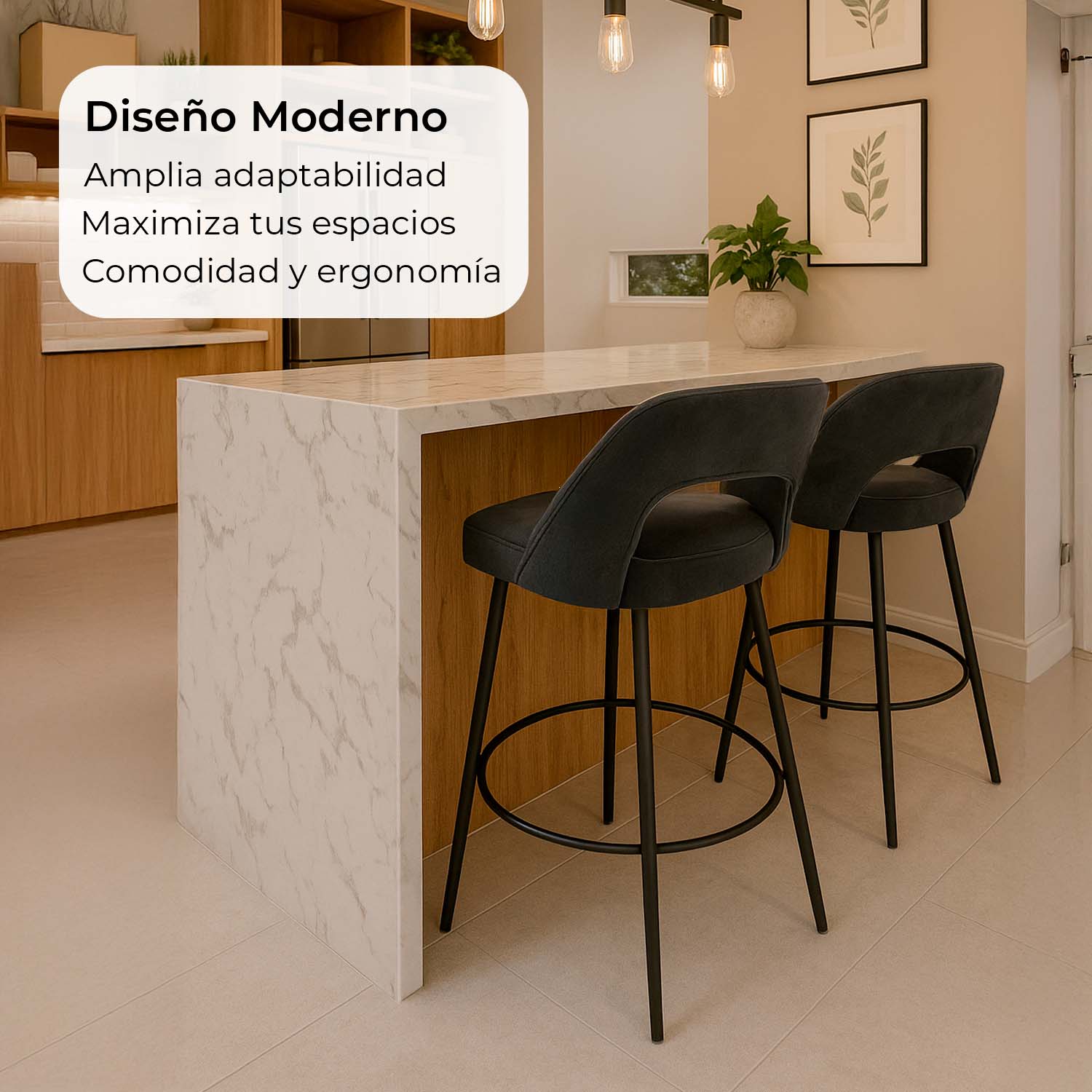 Set 2 Bancos Cadiz W15 9