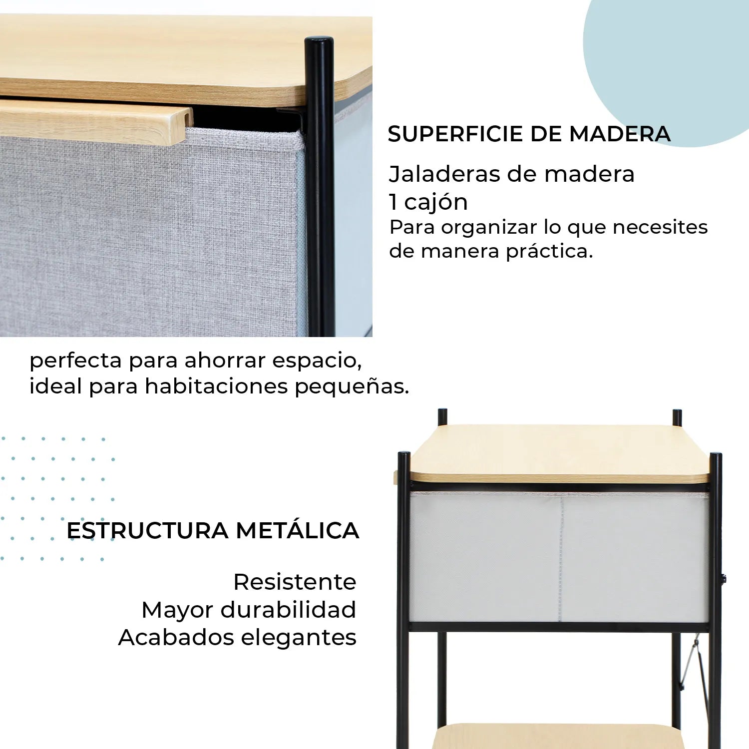 Buró Organizador Pilsen 1 Cajones 9