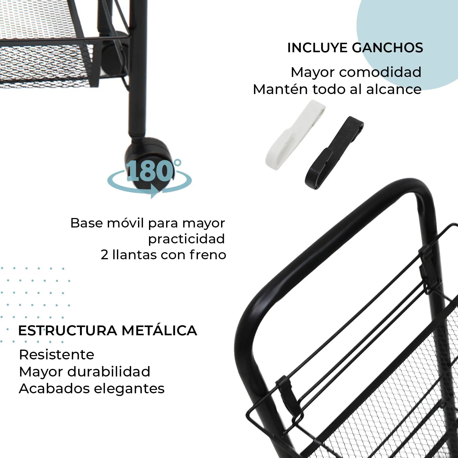 Carrito Organizador Hogar Talsi 7