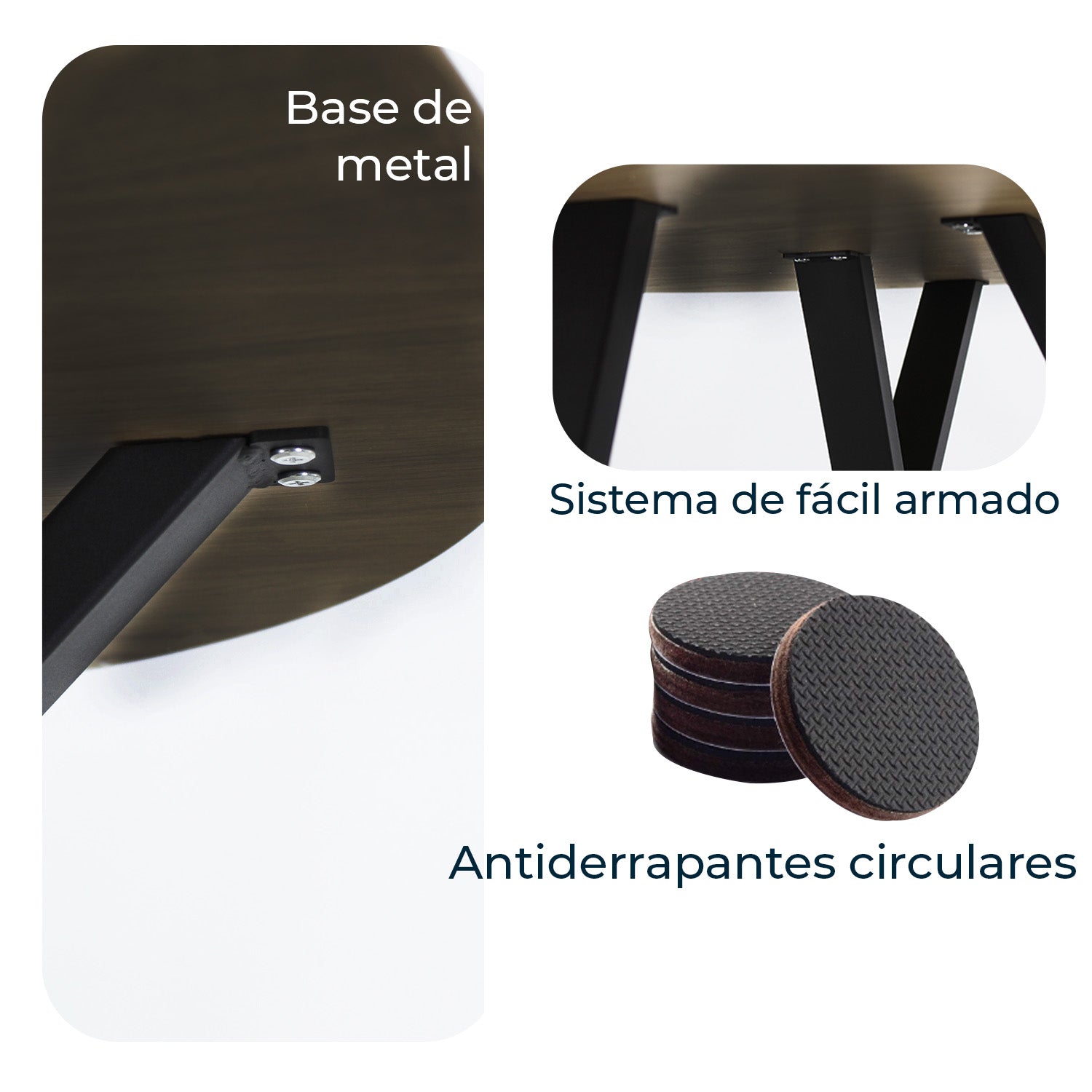 Mesa de Comedor Circular Sibari 8