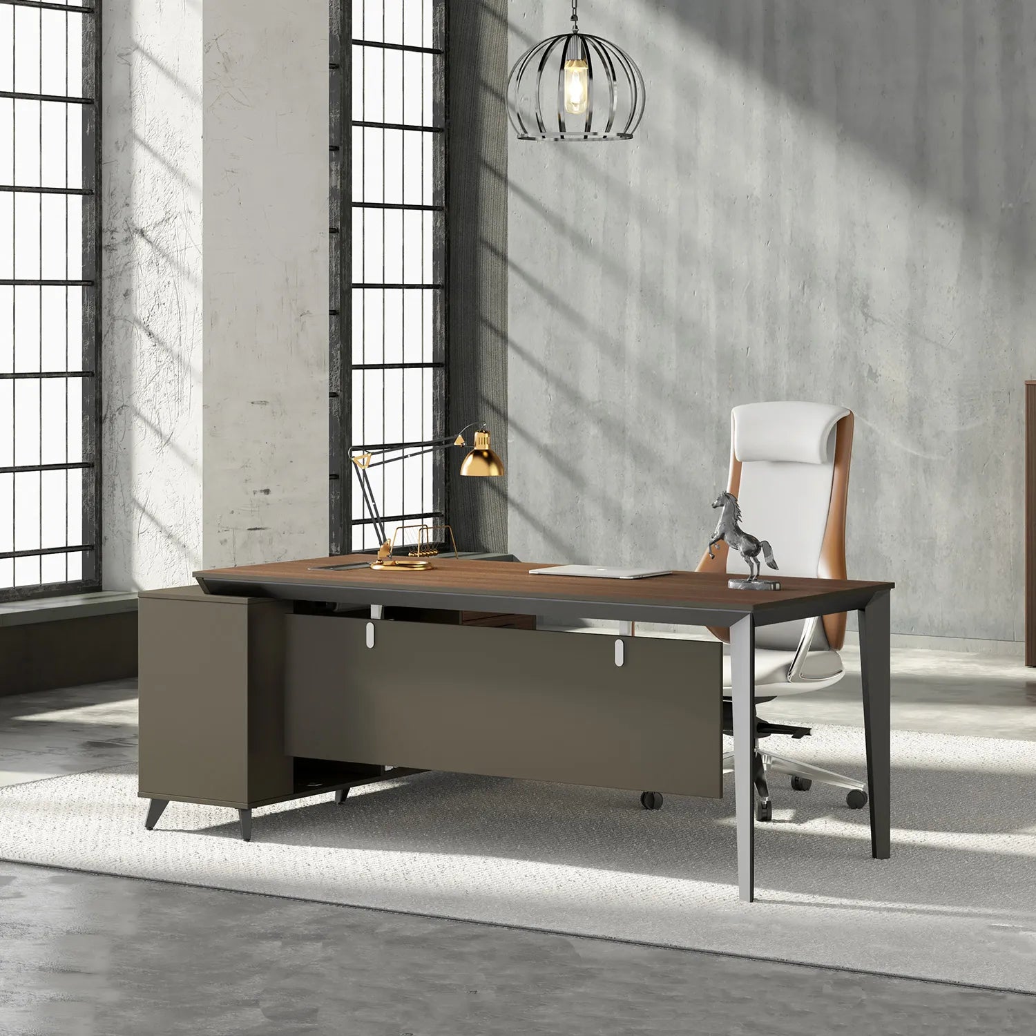 Escritorio ejecutivo Cracovia 160 Lateral 6