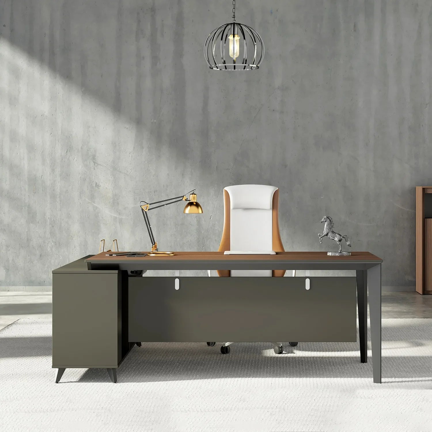 Escritorio ejecutivo Cracovia 160 Lateral 5