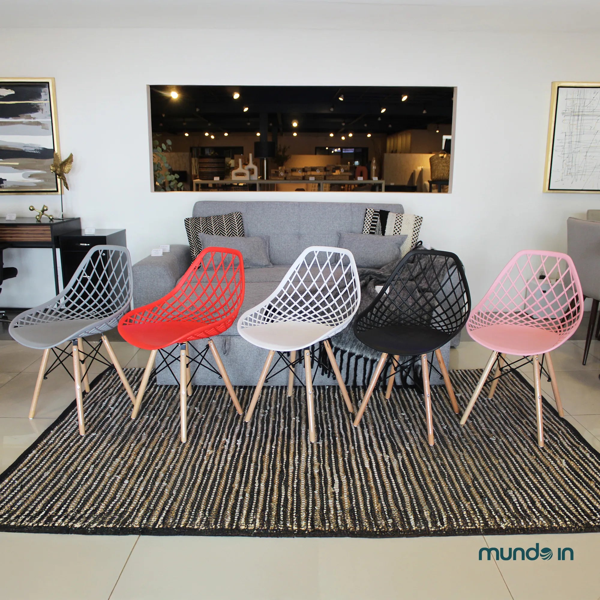 Set de 4 Sillas Oslo Vento | Sillas para comedor tipo Eames 5