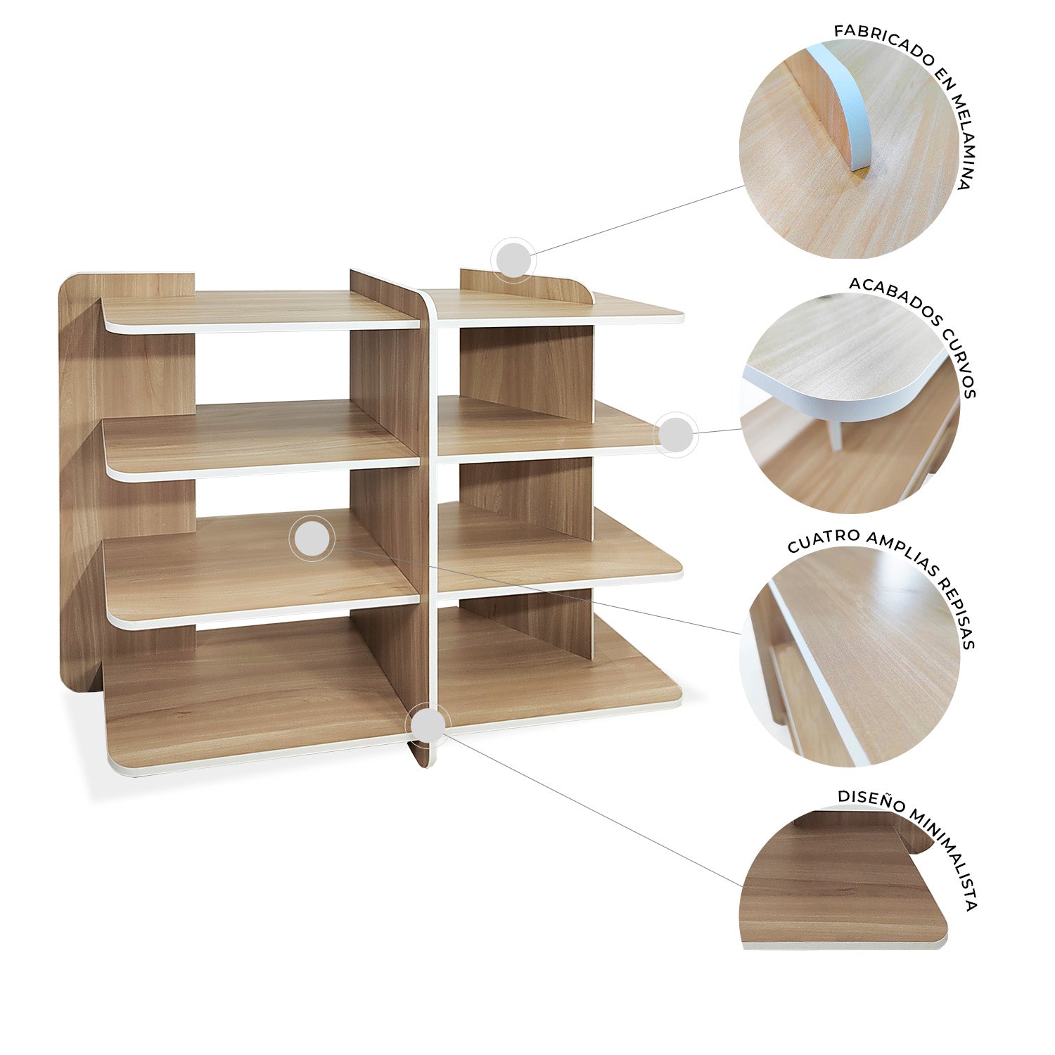 LIBRERO BAJO REGGO 9