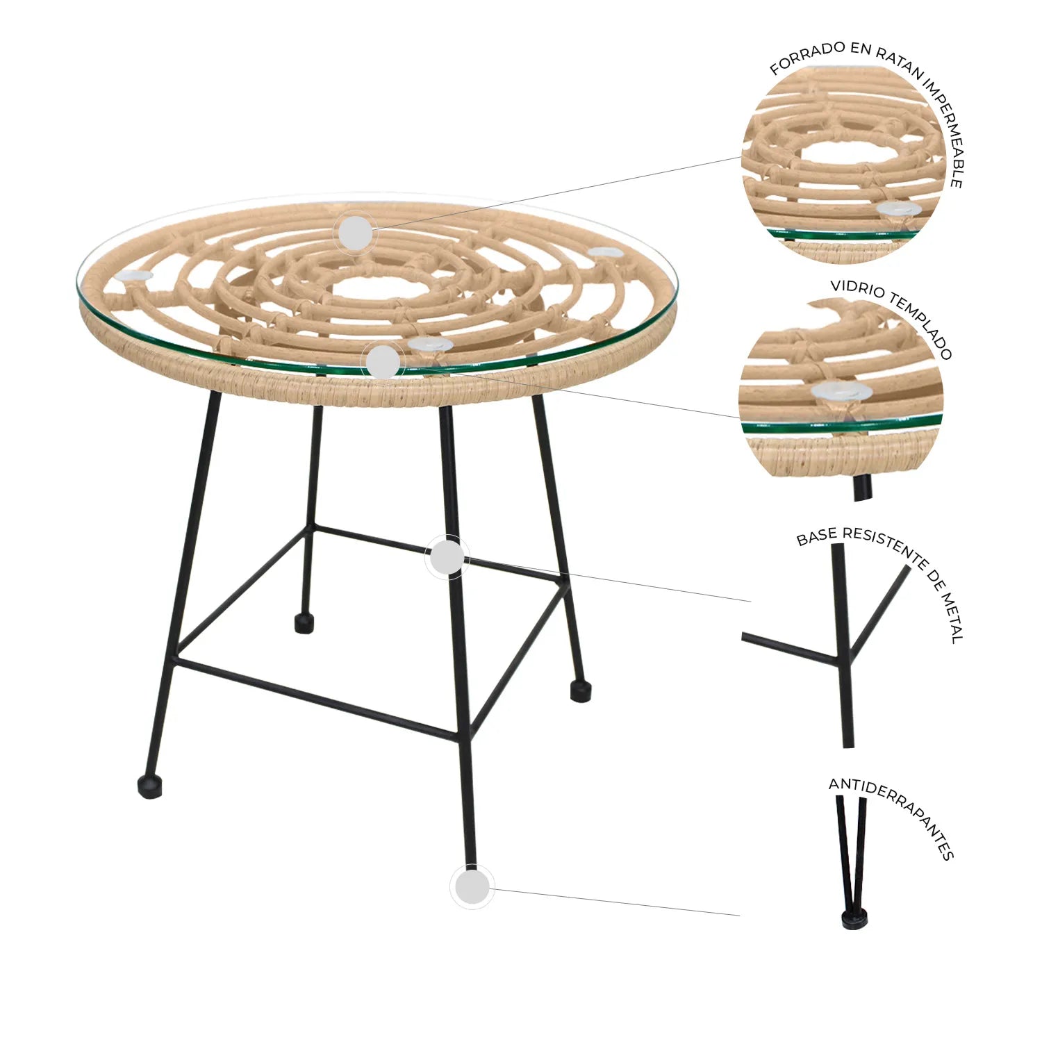 Mesa de Centro Dominica 7