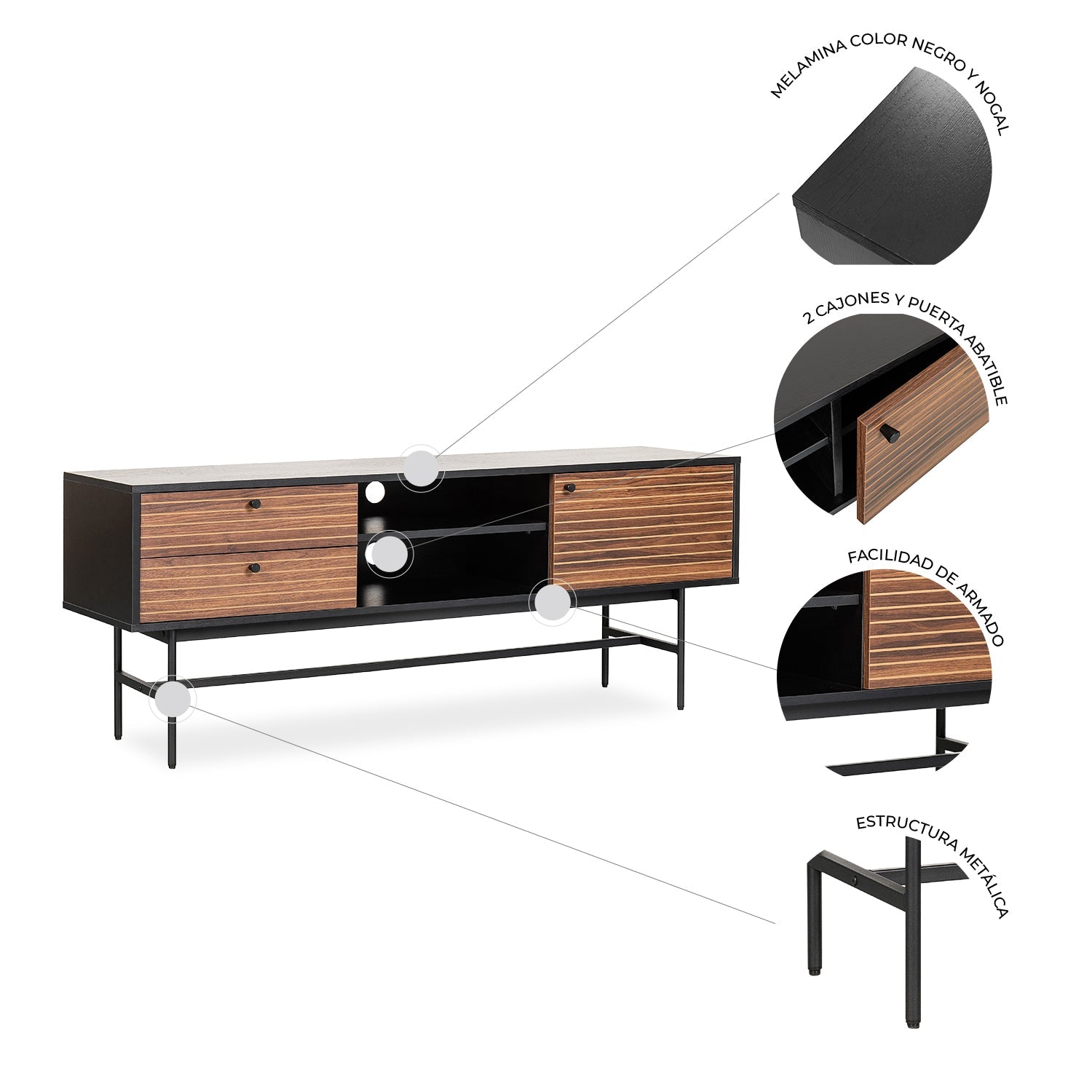 Mueble TV Piamonte 9