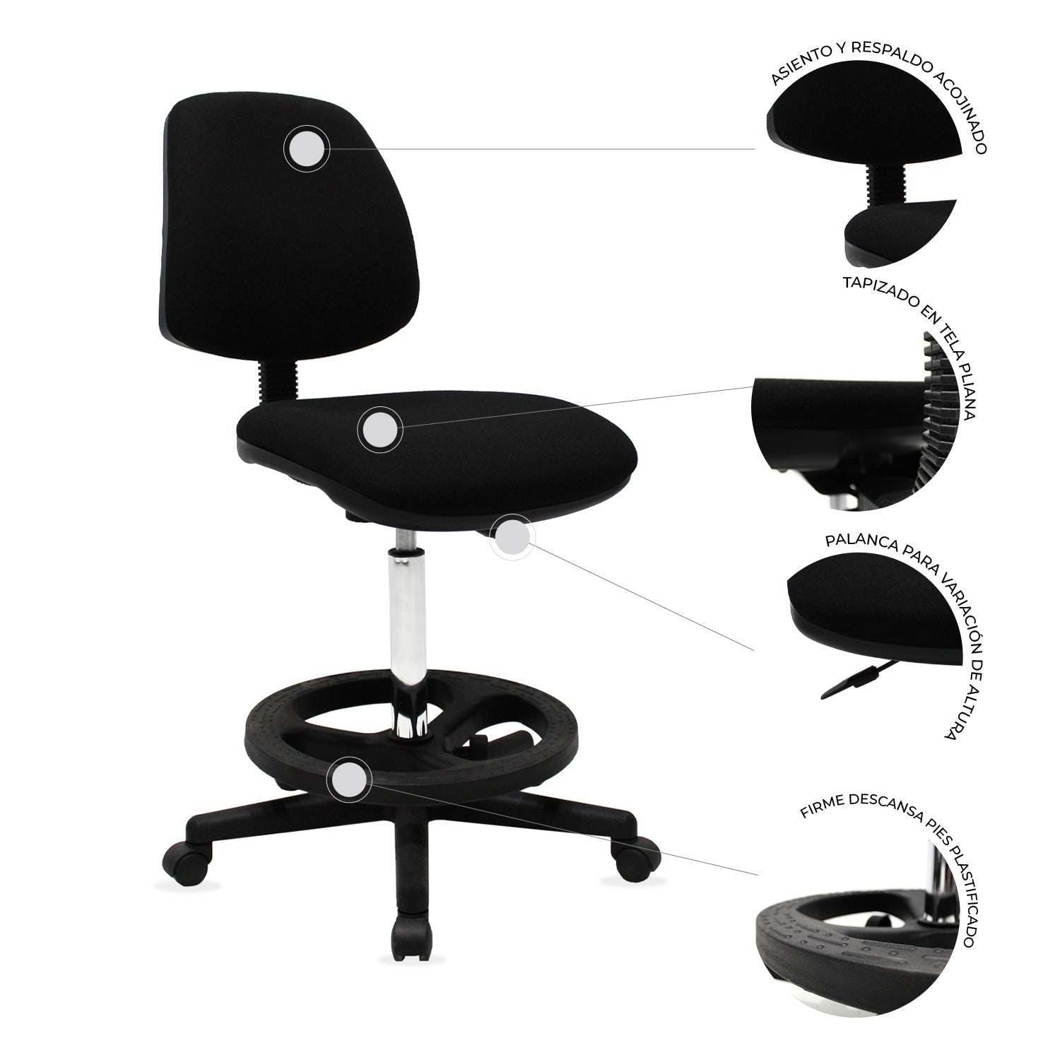 Silla Ejecutiiva Alta Cajero 8