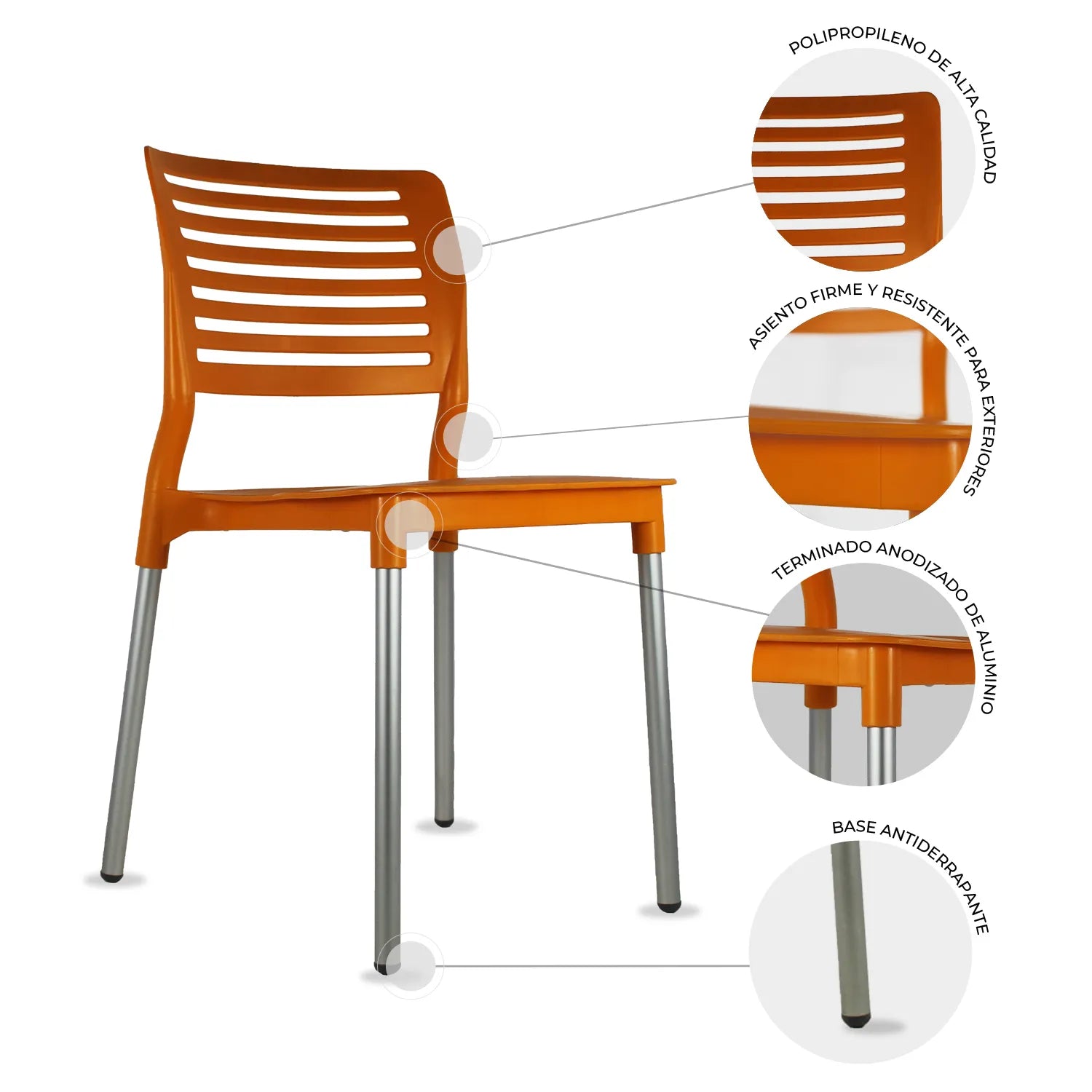 Set de 2 Sillas exterior Galeri 7