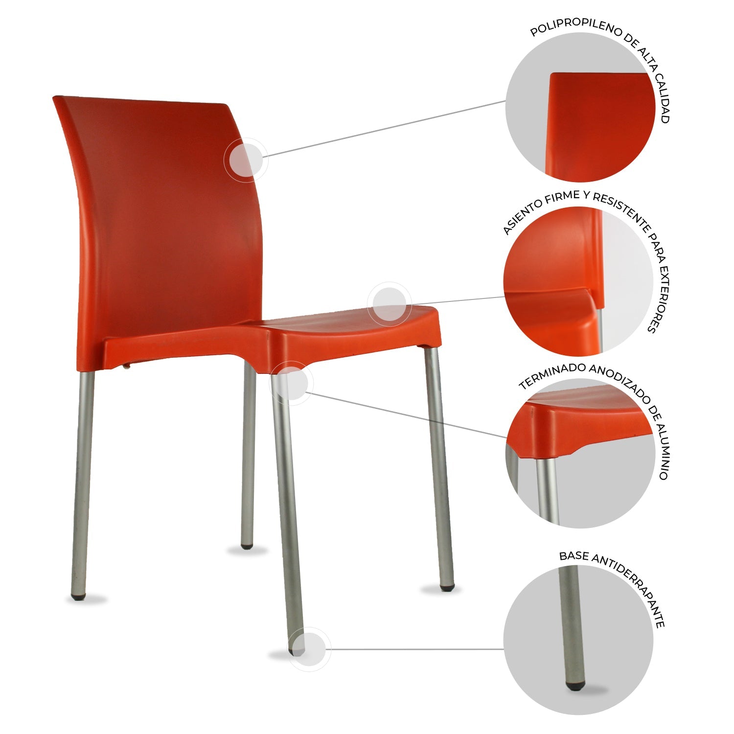 Set De 4 Sillas Vivanti 6