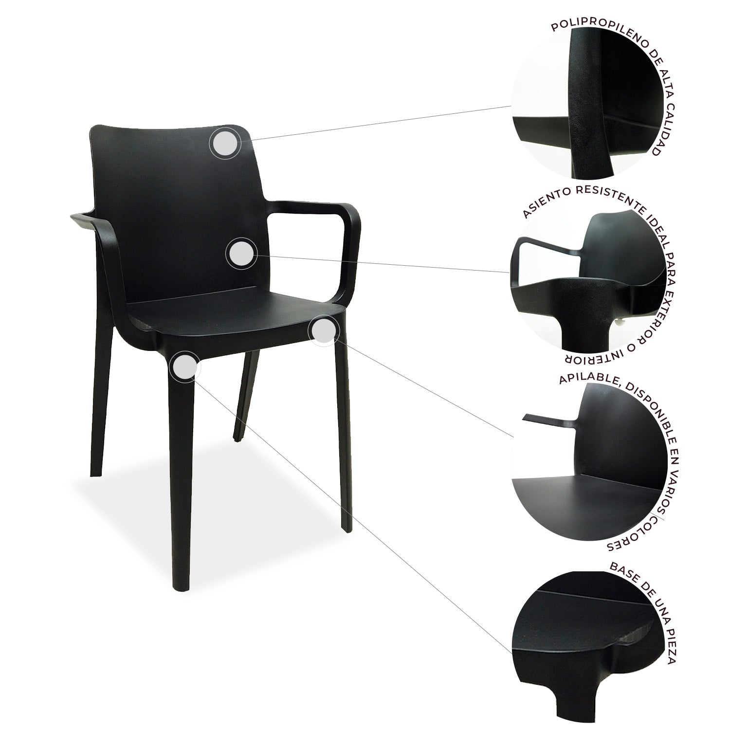 Silla Biella con brazos 8