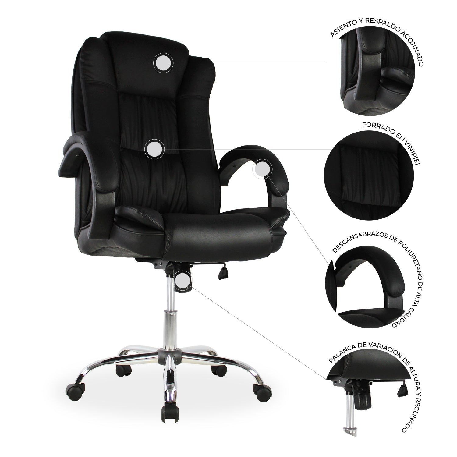 Silla Ejecutiva Granada 8