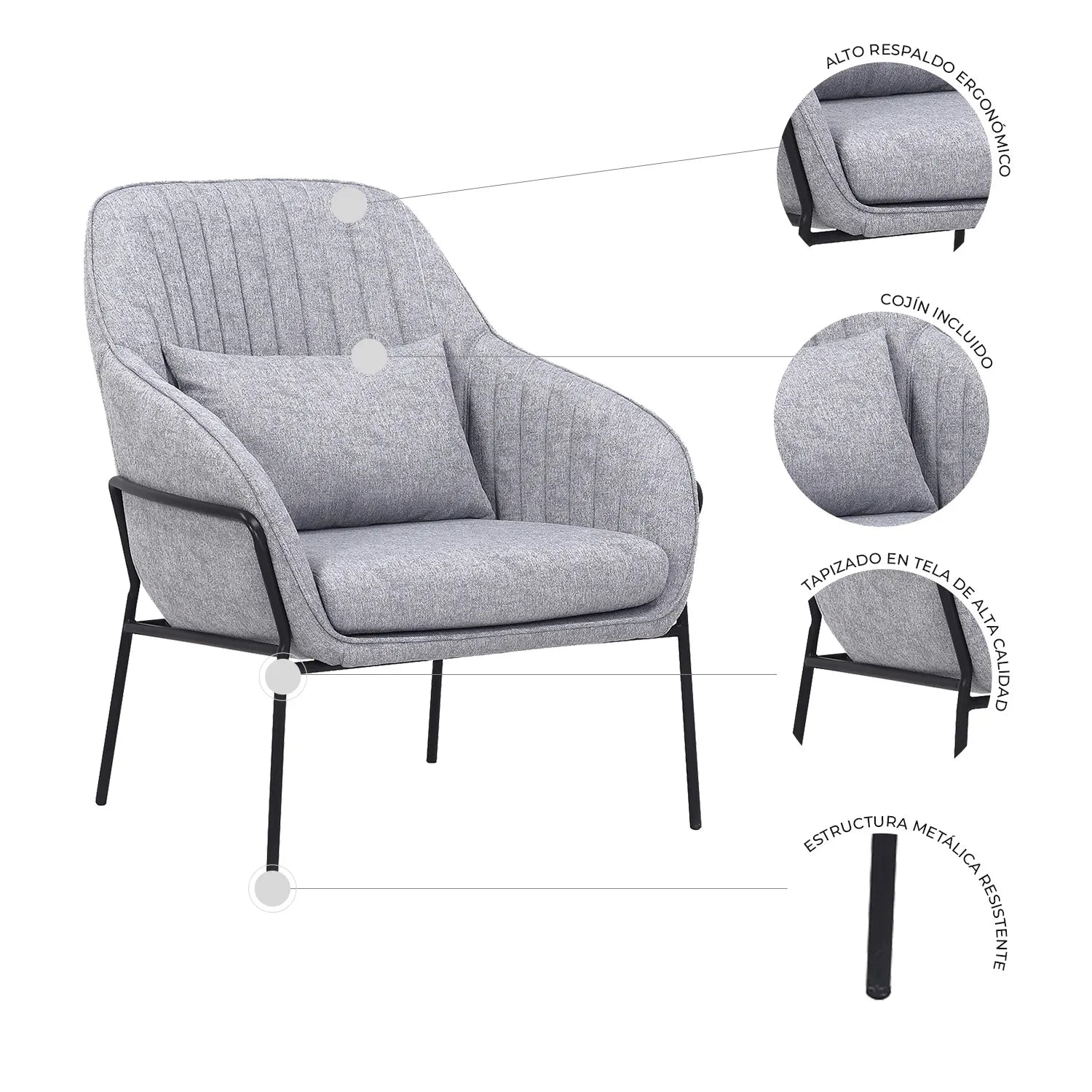 Sillón Burano 323 10