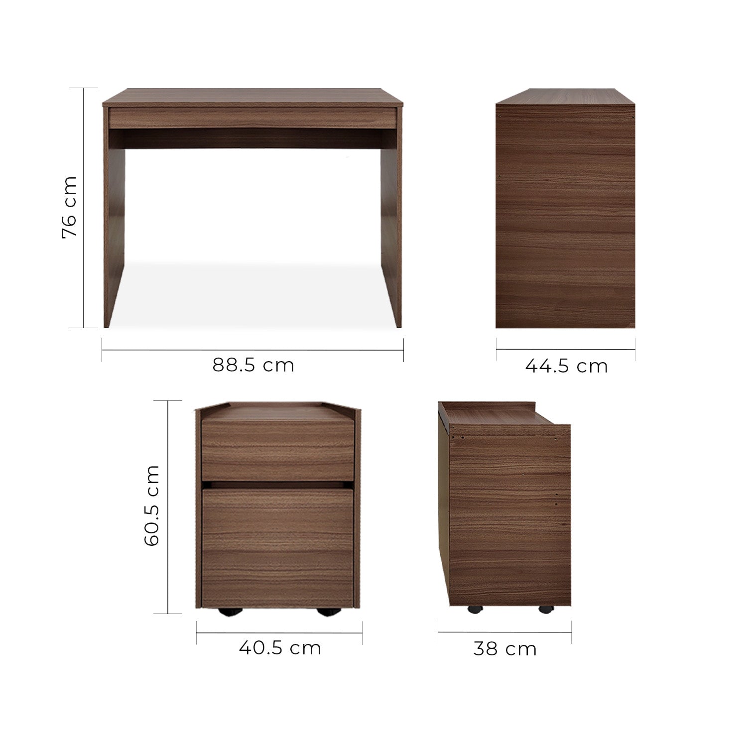 Escritorio con archivero Monterosso 8