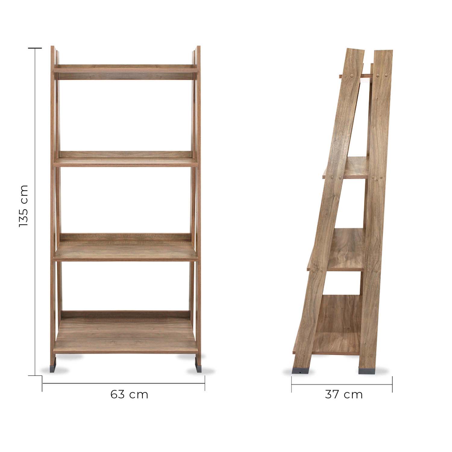 Librero Delta Roble 9
