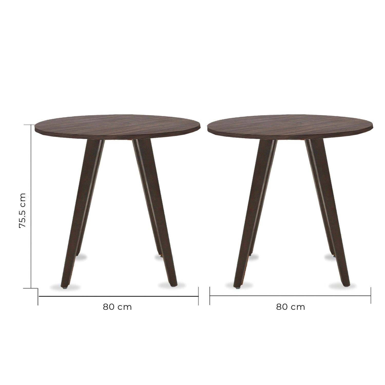 Mesa de Comedor Circular Frankfurt 80cm 6