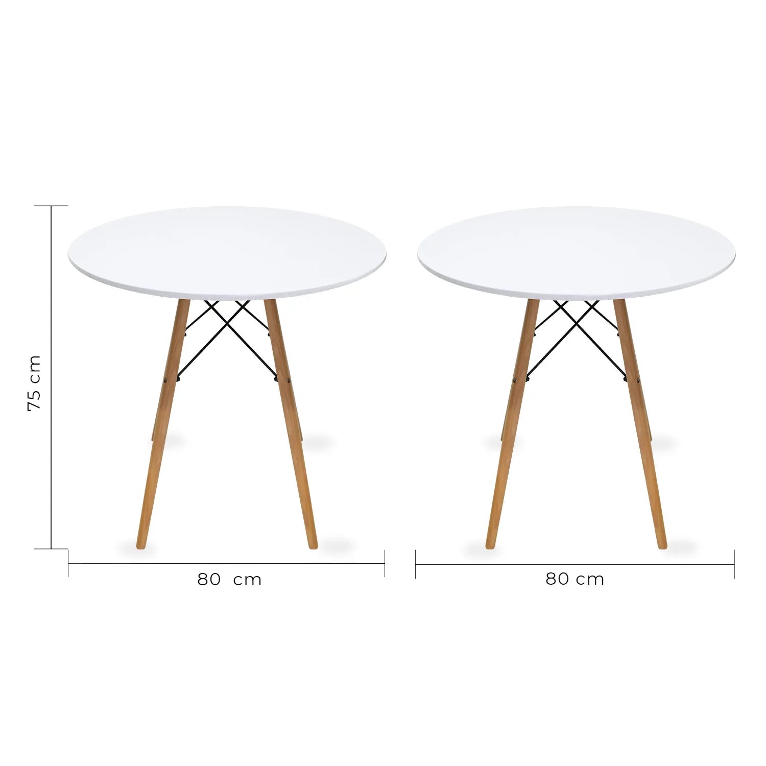 Comedor Mesa Oslo 80 + 4 Sillas Vento 9