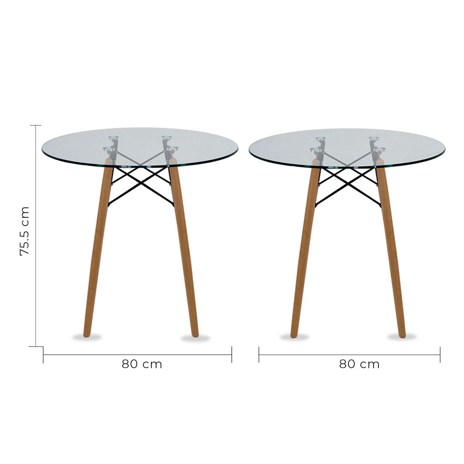 Mesa de Comedor Circular Oslo T8 10