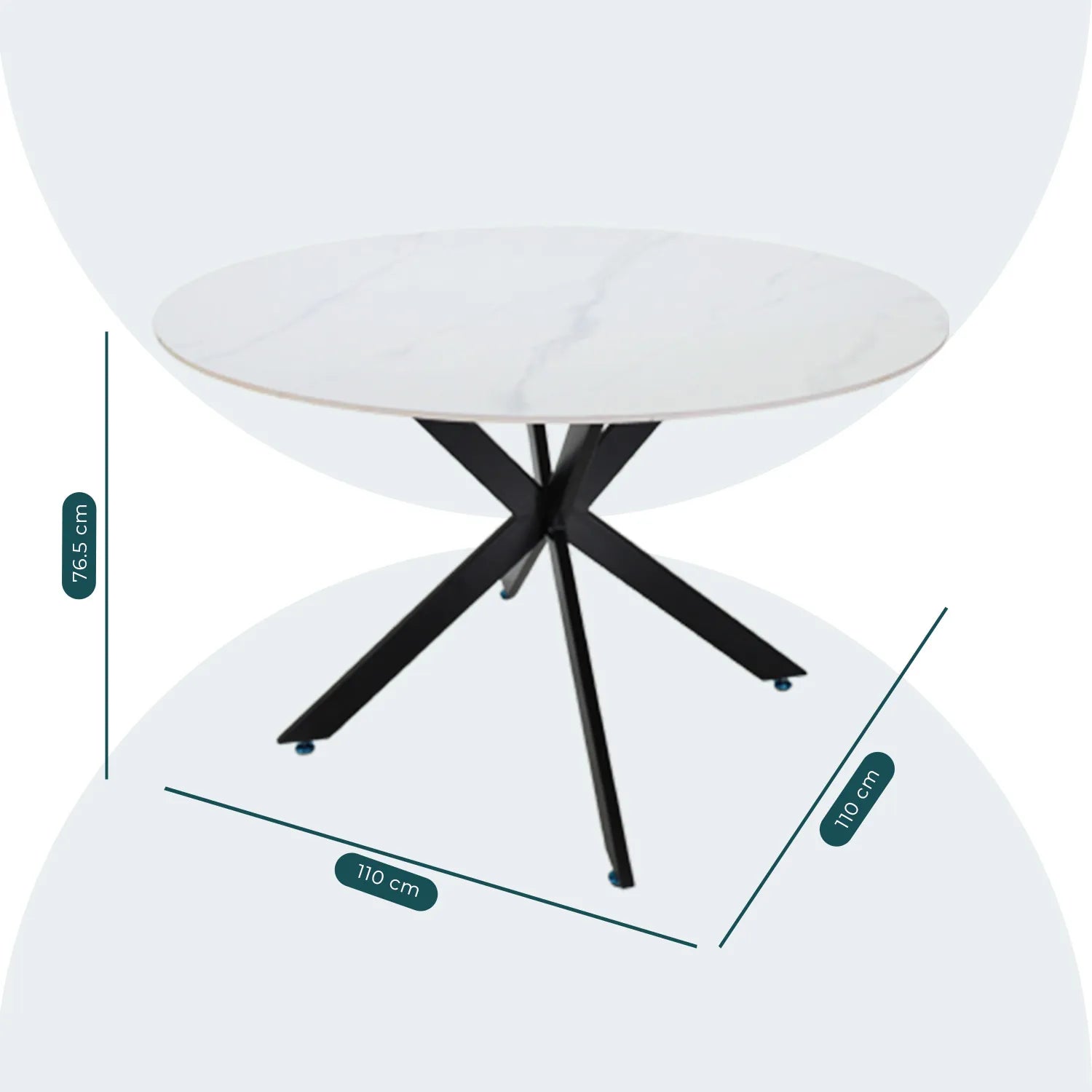 Mesa de Comedor Circular Alatri 8