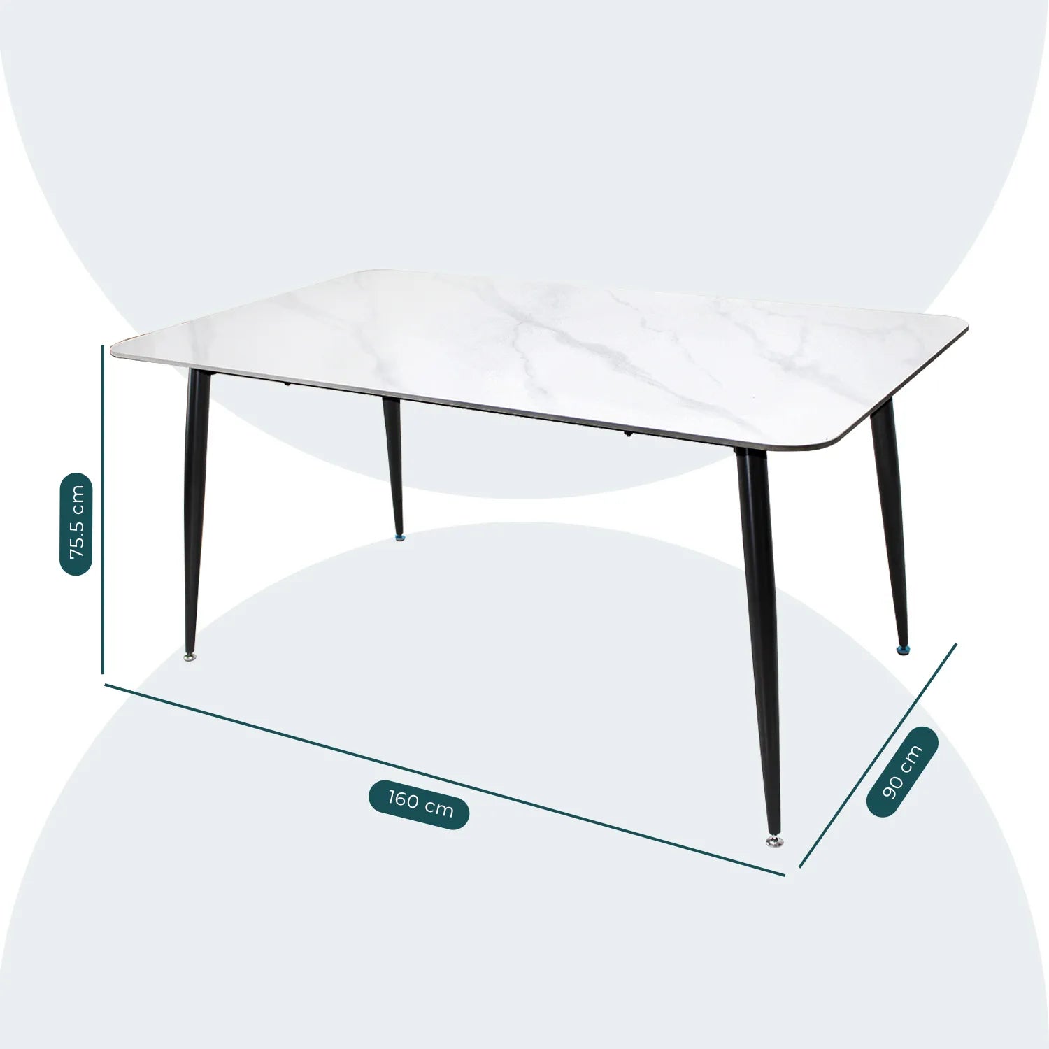 Mesa de Comedor Rectangular Sora 8