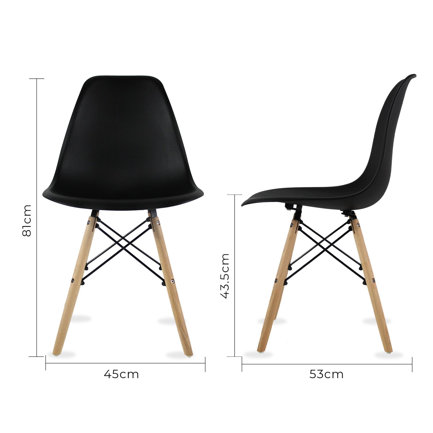 Set de 4 Sillas Oslo 8