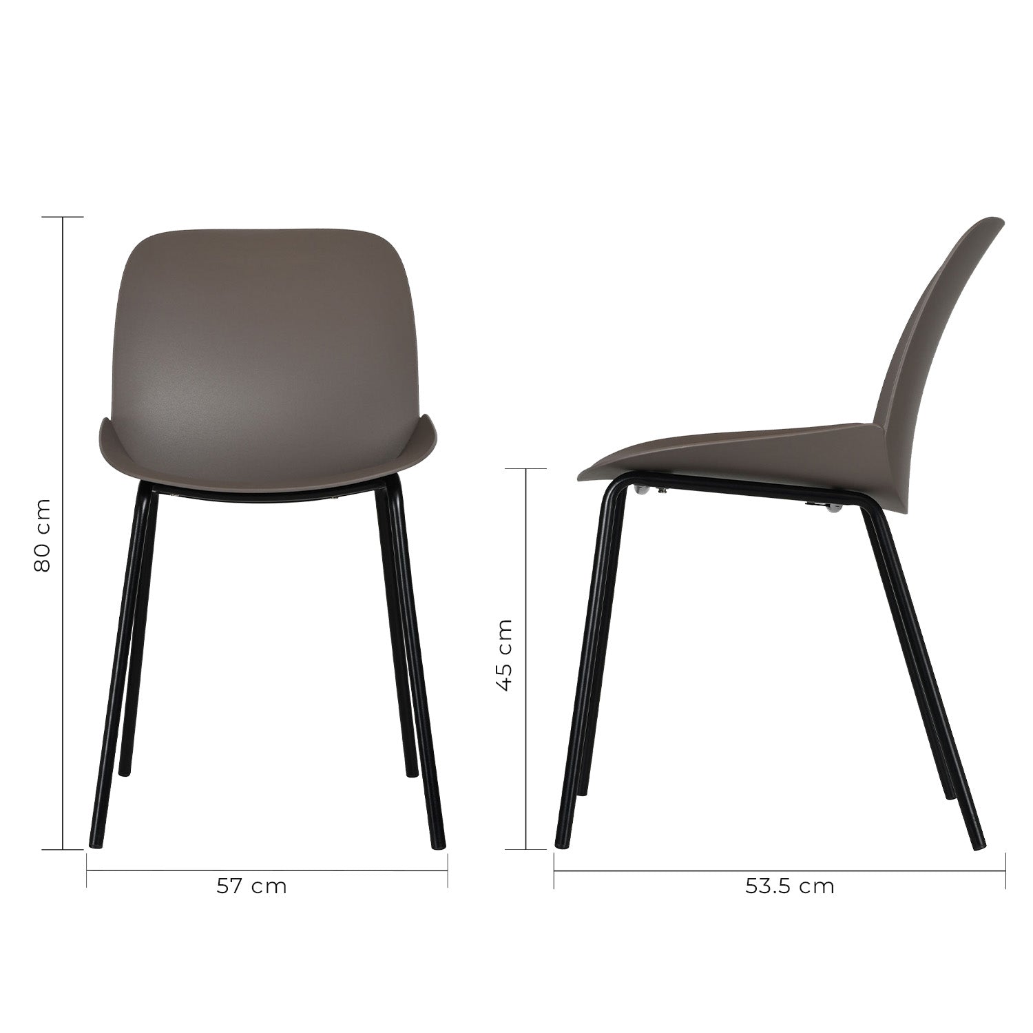 Set de 4 Sillas Noto 7