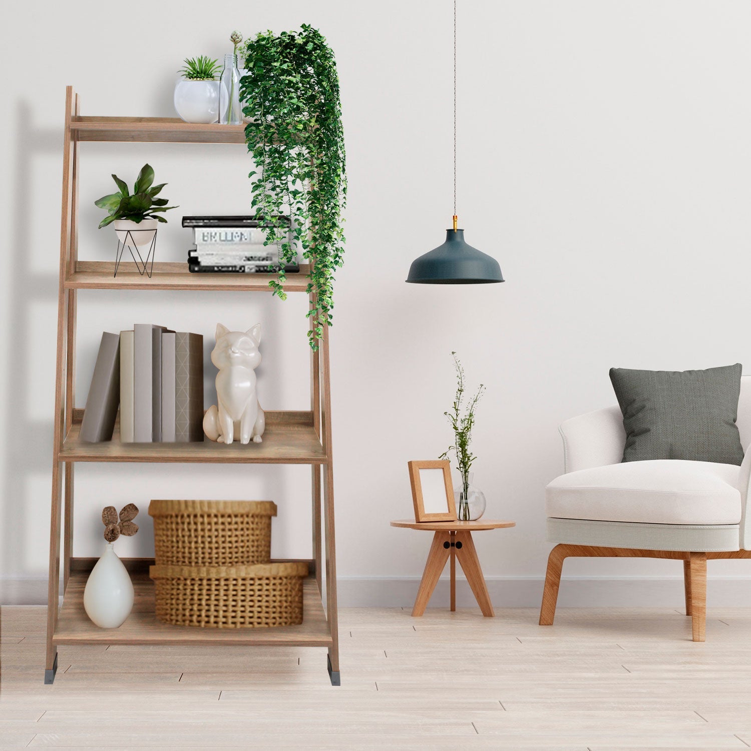 Librero Delta Roble 10