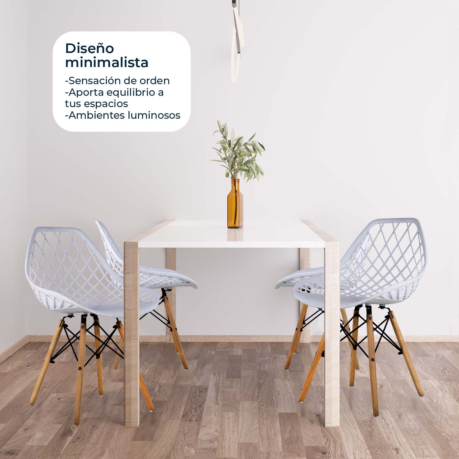 Set de 4 Sillas Oslo Vento 9