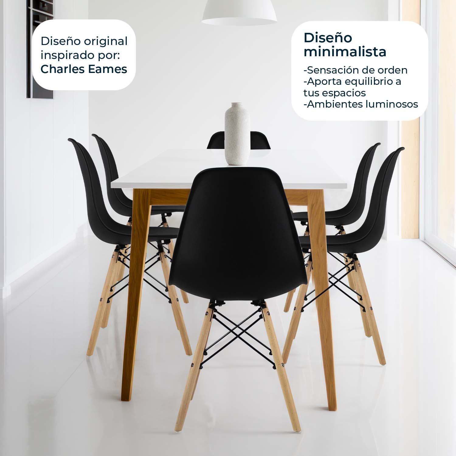 Set de 4 Sillas Oslo 9