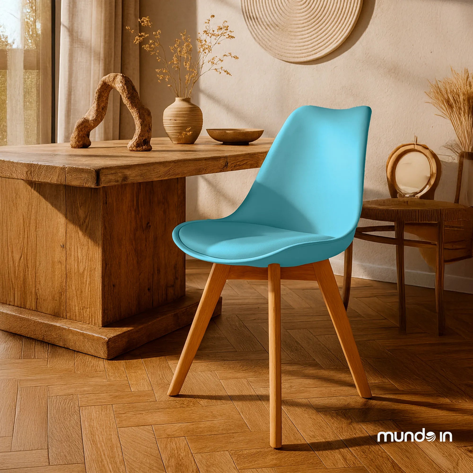 Silla Frankfurt acojinada | Silla Eames para comedor 5