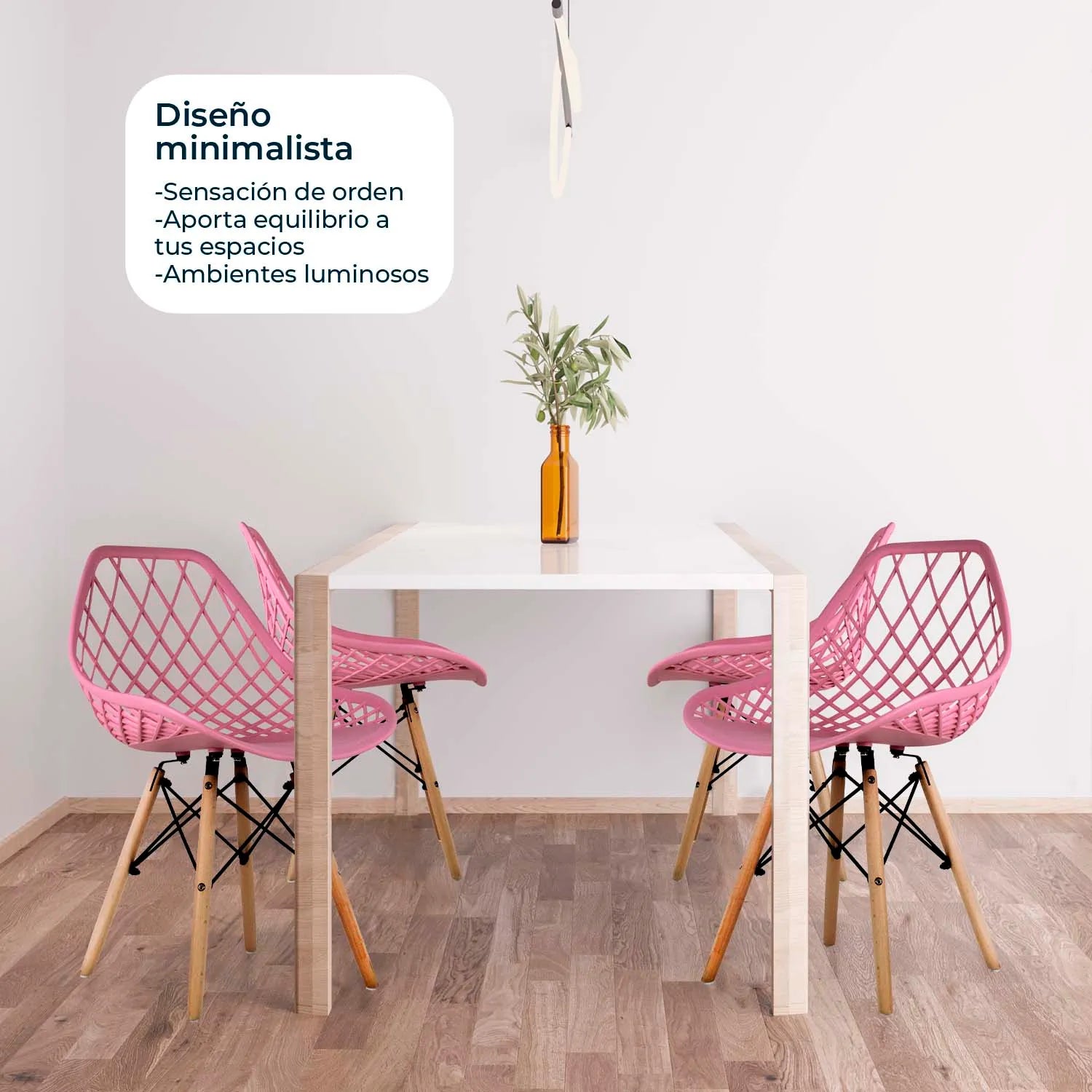 Set de 2 Sillas Oslo Vento | Sillas Eames para comedor 7