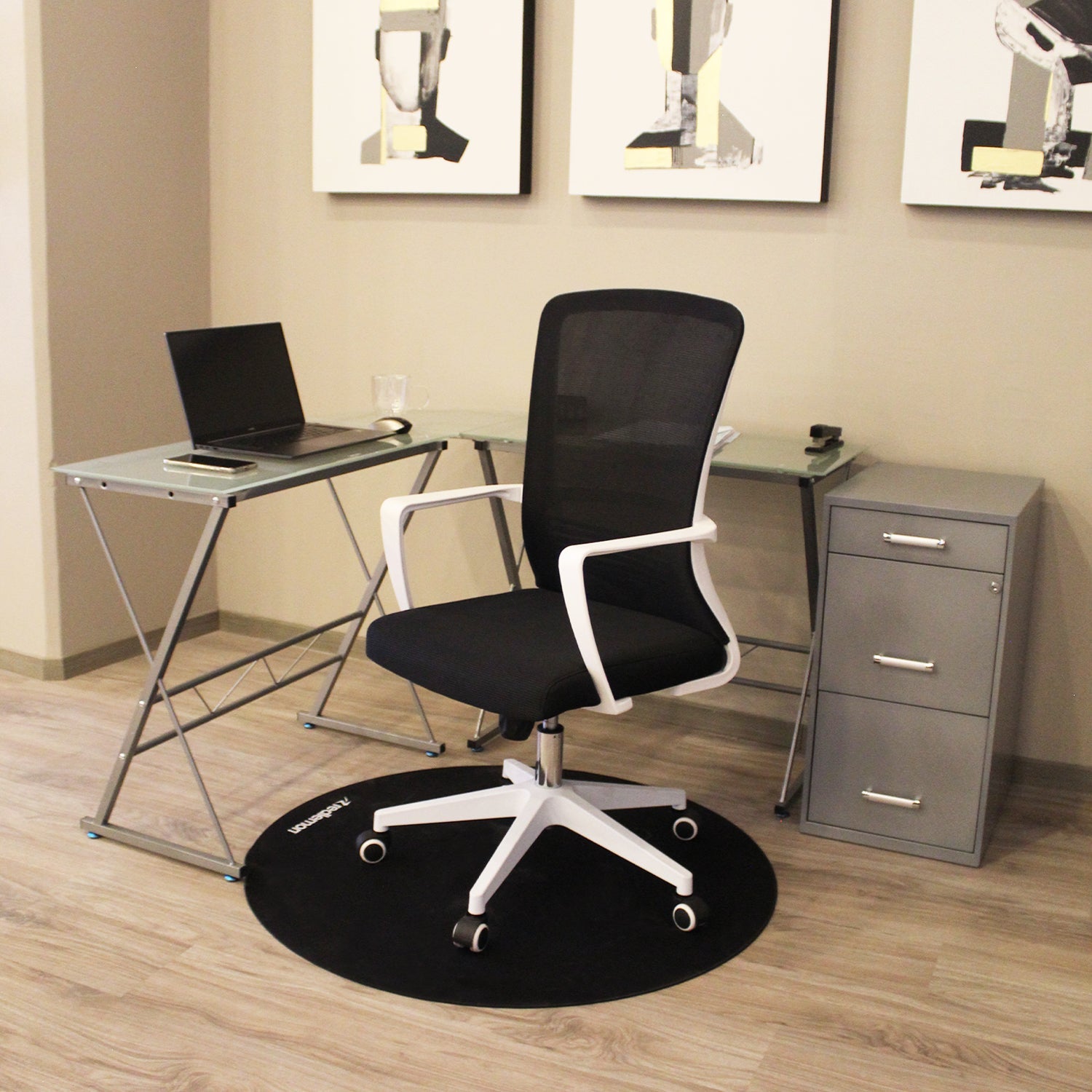 Archivero Metálico 2+1 gavetas Carta 17069 Gris 10