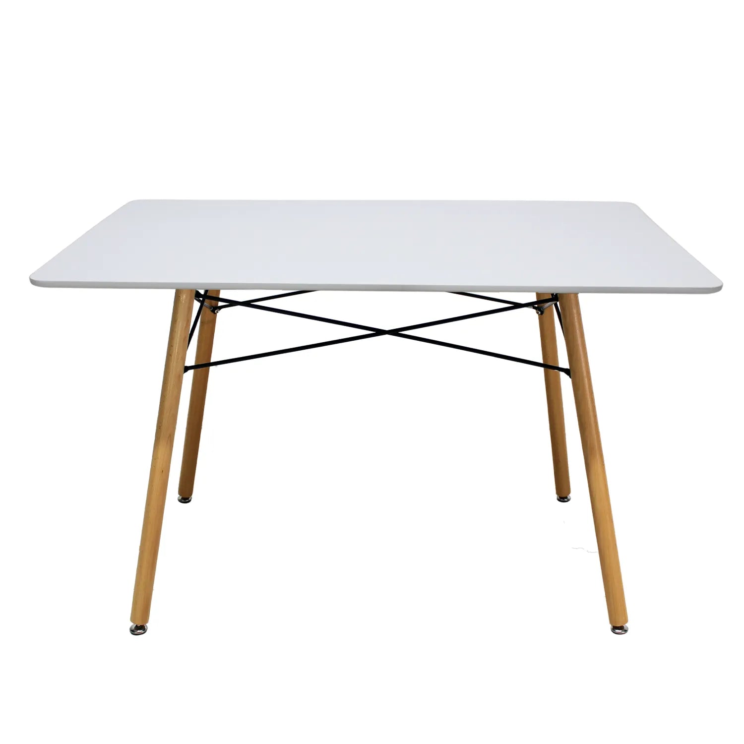 Comedor Mesa Oslo Rectangular Blanca + 4 Sillas Oslo 3