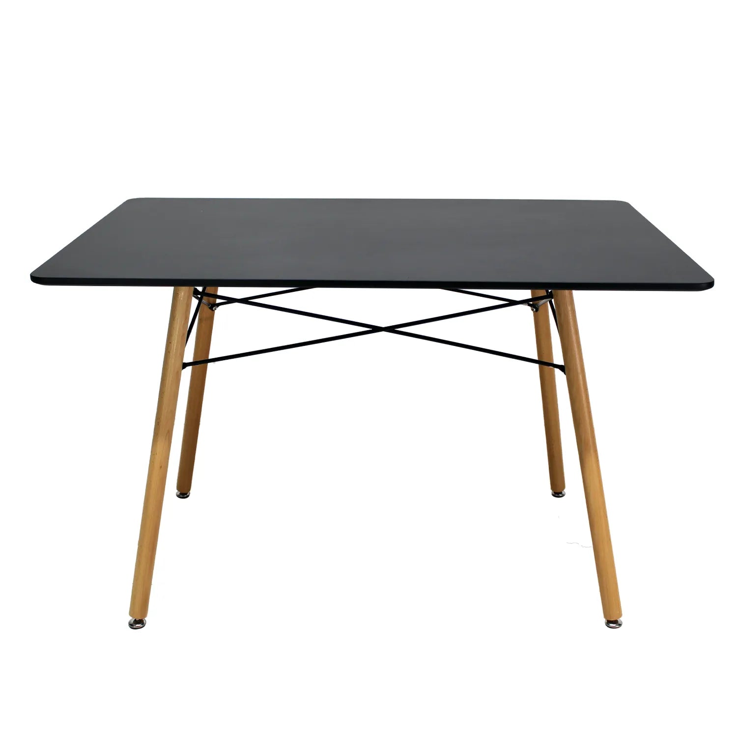 Comedor  Mesa Oslo Rectangular Negro + 4 Sillas Frankfurt 3