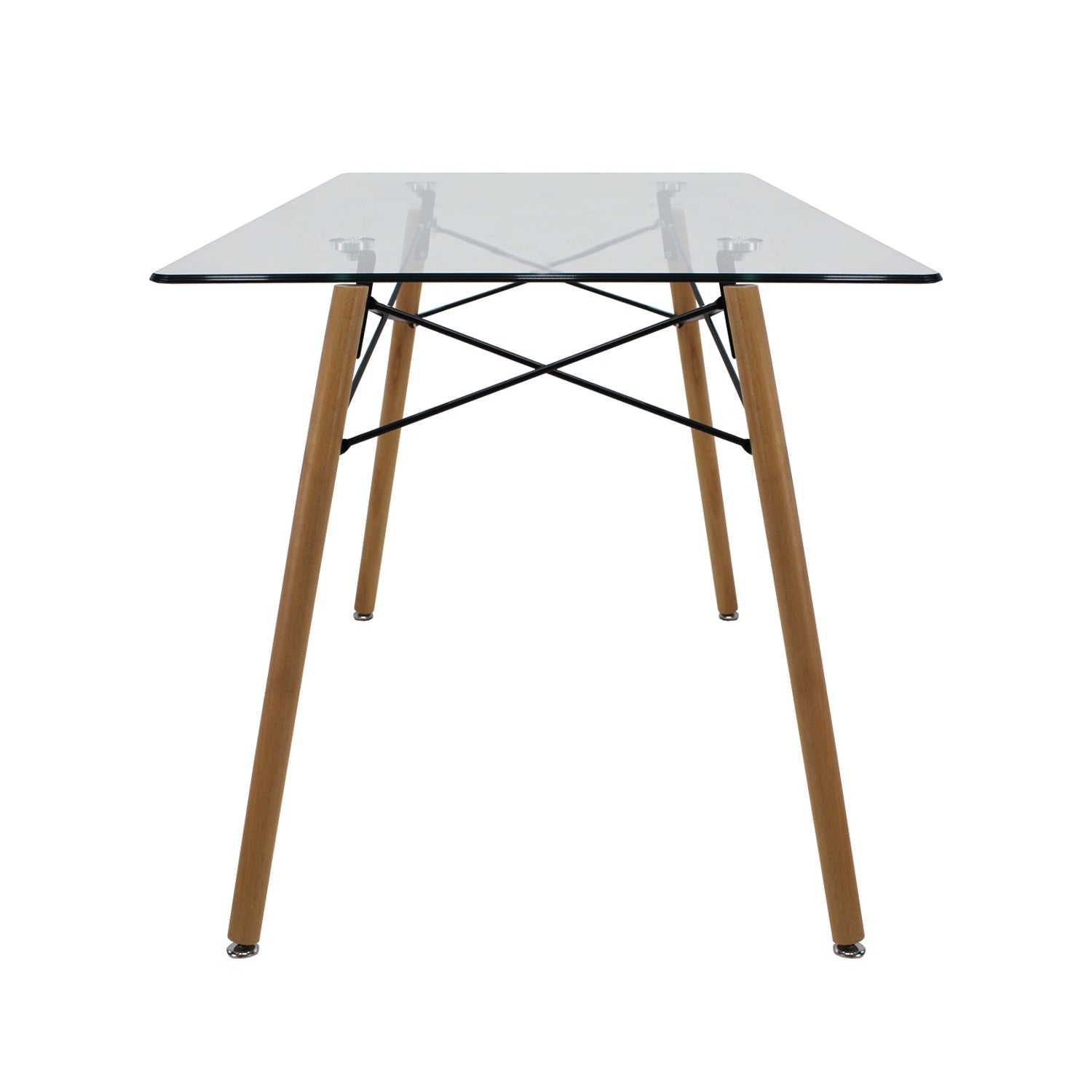 Mesa Comedor Oslo T5 | Rectangular de cristal templado