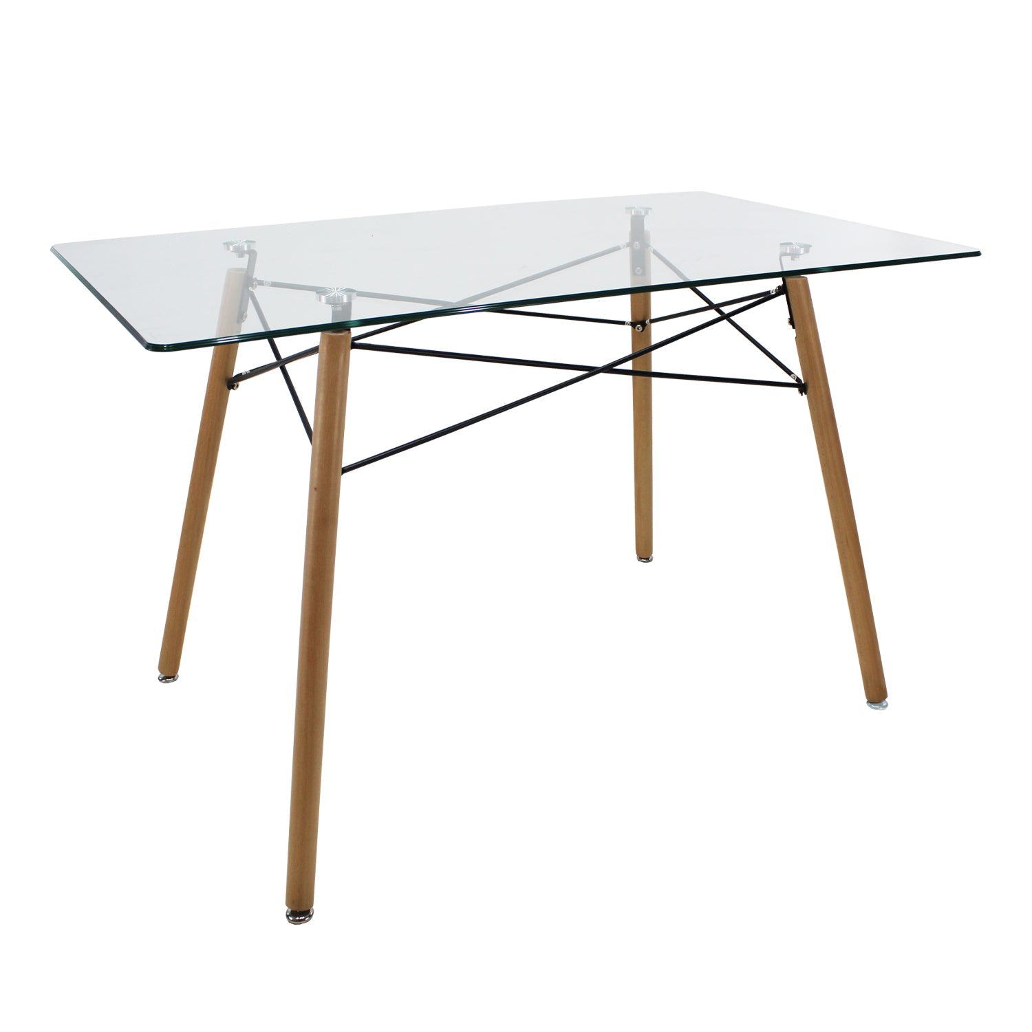 Mesa Comedor Oslo T5 | Rectangular de cristal templado